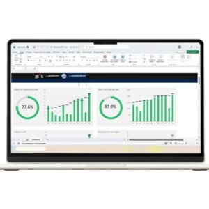 Plantilla gratis de dashboard KPI en Excel para gestión de datos