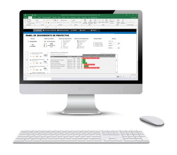 Plantilla Administración de Proyectos En Excel