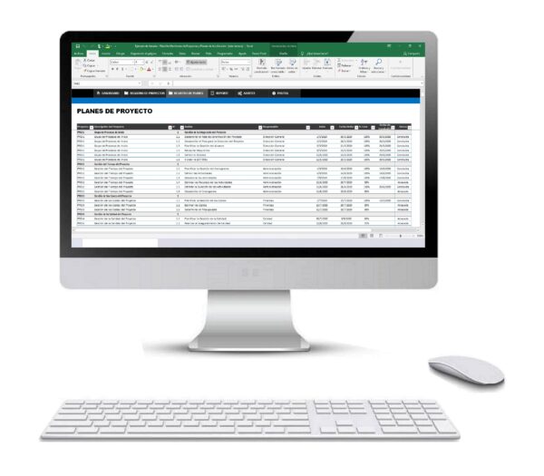 Plantilla Administración de Proyectos En Excel