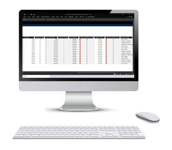 CRM Customer Relationship Management en Excel