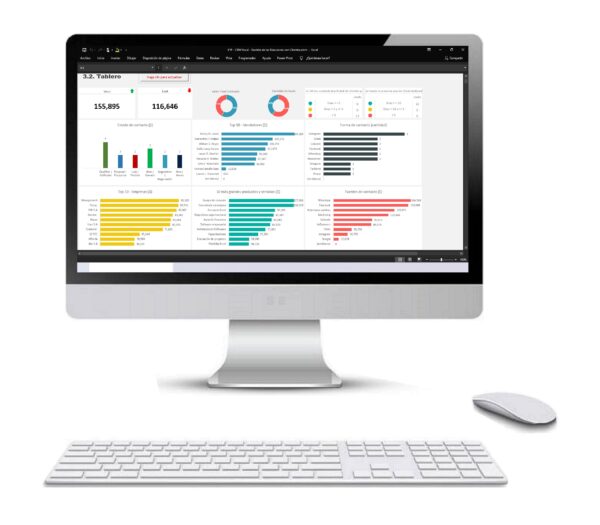 CRM Customer Relationship Management en Excel