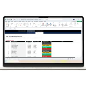 Plantilla de CRM en Excel para seguimiento