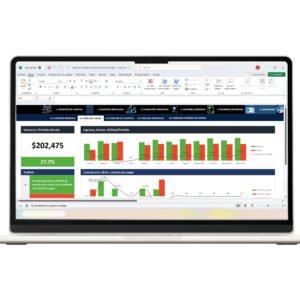 Modelo de seguimiento financiero en Excel para empresas