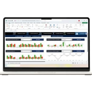 Gestión financiera en Excel con hojas de cálculo automatizadas