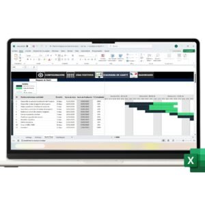 Diagrama de Gantt en Excel