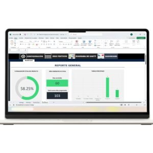 Plantilla para Diagramas de Gantt en Excel