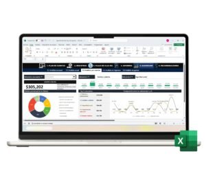 Plantilla de flujo de efectivo en Excel para presupuestos