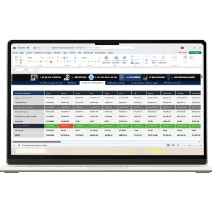 Plantilla Excel de flujo de caja para administrar ingresos y egresos