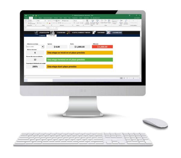 Gestión de proyectos en Excel