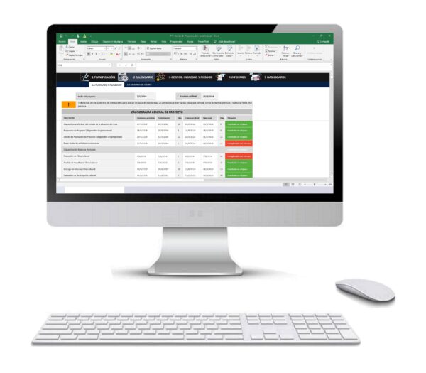 Gestión de proyectos en Excel