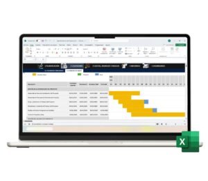 Plantilla de Excel para gestión de proyectos con planificación detallada