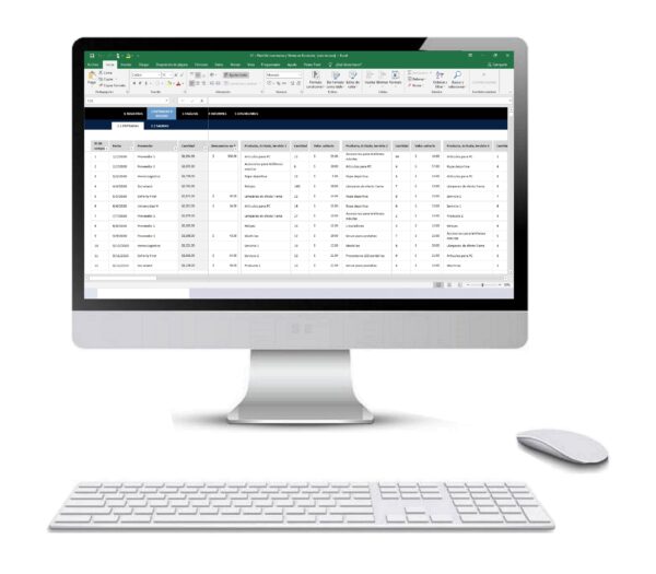 Inventarios y Ventas en Excel