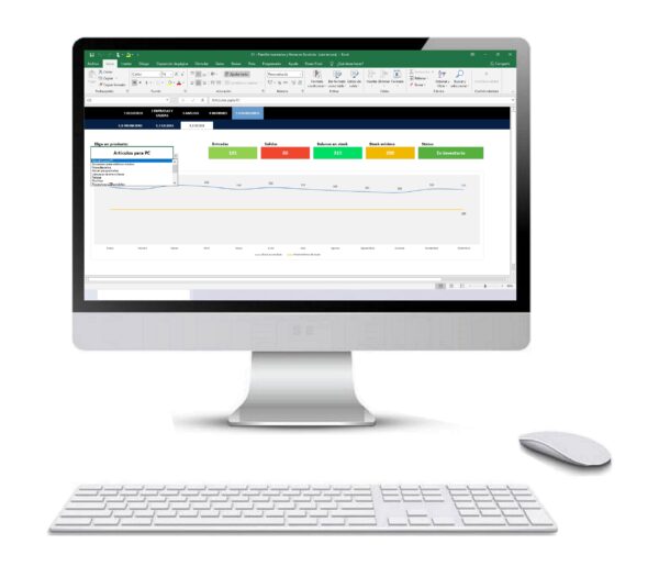 Inventarios y Ventas en Excel