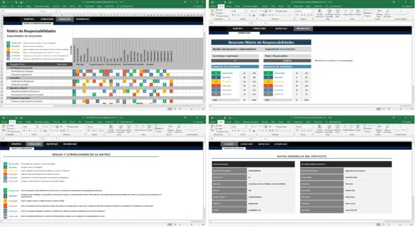 Matriz de Asignación de Responsabilidades (RACI) En Excel