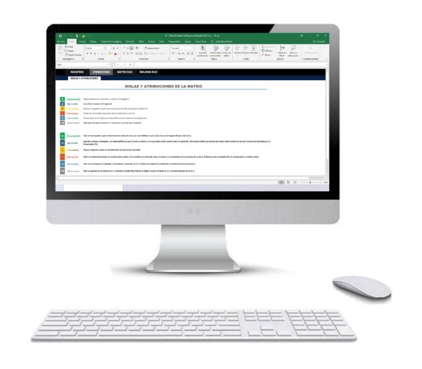 Matriz de Asignación de Responsabilidades (RACI) En Excel