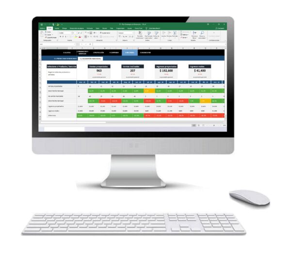 Plan de Ventas en Excel