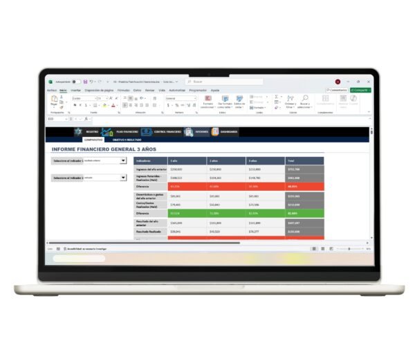 Herramienta en Excel para gestión y planificación de finanzas