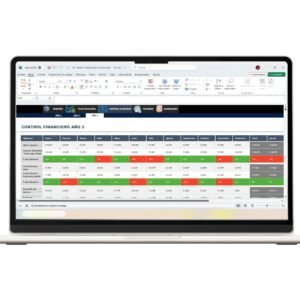 Hoja de cálculo en Excel para planificar finanzas y presupuestos