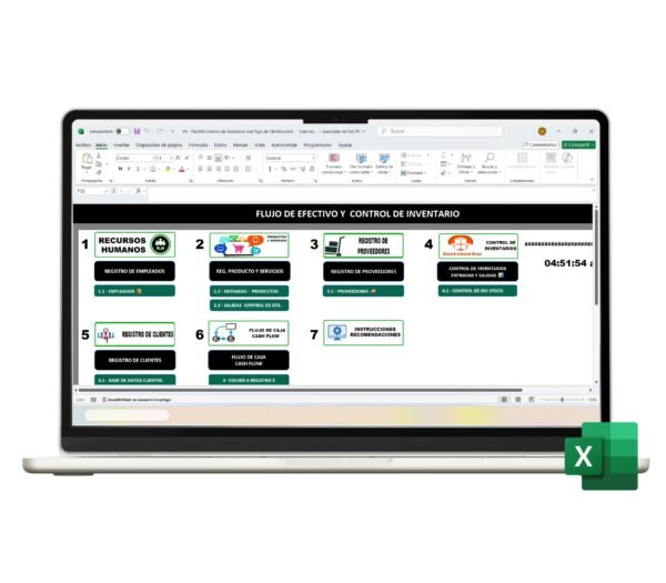 Plantilla de Excel para gestionar inventarios y controlar productos
