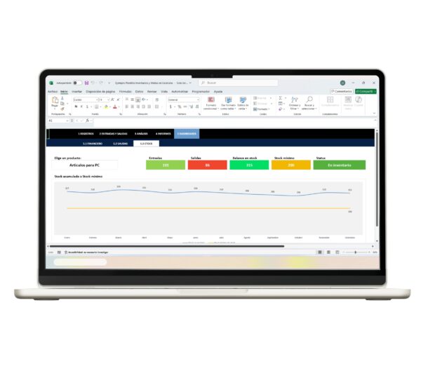 Excel para administrar inventarios y ventas de forma eficiente
