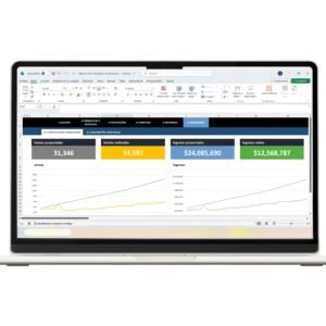 Documento de plan estratégico de ventas en Excel