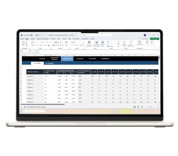Proyección de ventas en plan estratégico