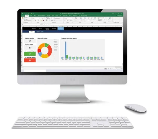 La Planilla Objetivos y Metas SMART en Excel fue desarrollada para ayudarlo en la gestión empresarial.