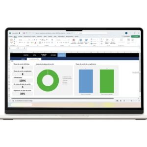 Ejemplo en Excel de objetivos SMART para planificación estratégica