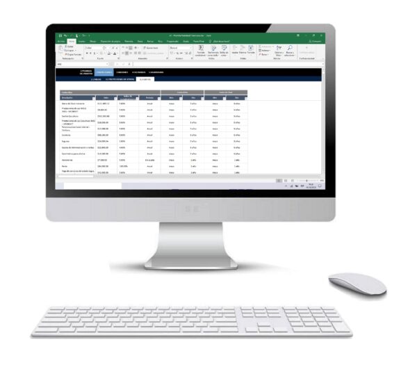 Plantilla de Viabilidad Financiera en Excel