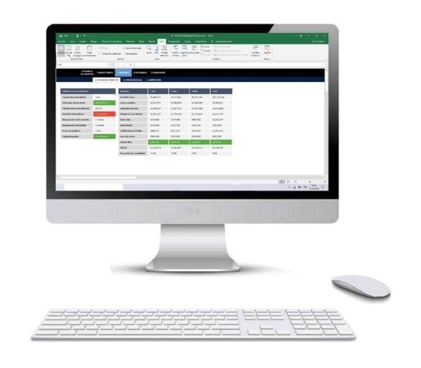 Plantilla de Viabilidad Financiera en Excel