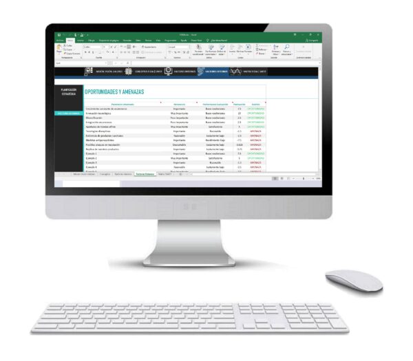 Plantillas en Excel Análisis FODA
