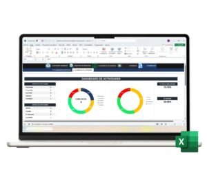 Plantilla de control de actividades en Excel para gestión laboral
