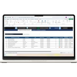 Control de actividades en Excel para organizar tareas de proyectos