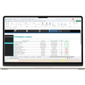 Modelo de análisis FODA en Excel para empresas