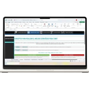 Plantilla Excel para análisis FODA empresarial