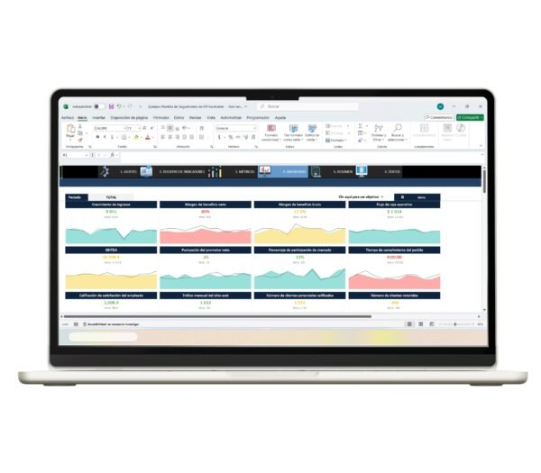 Plantilla gratuita para seguimiento de indicadores en Excel