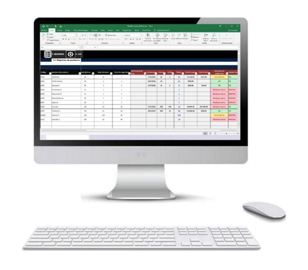 Control de Stock en Excel