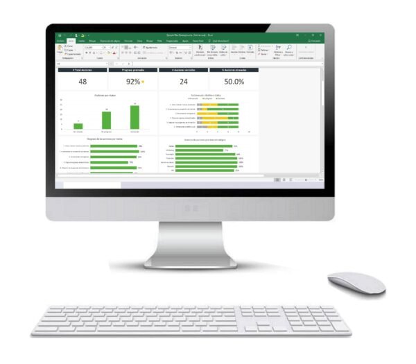 Plan estratégico en Excel