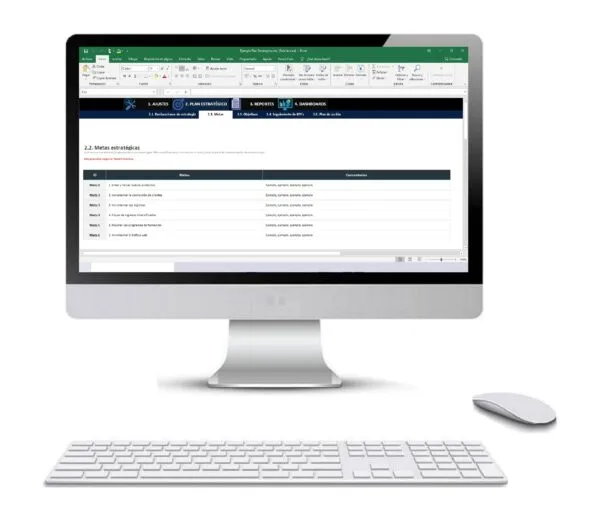 Plan estratégico en Excel