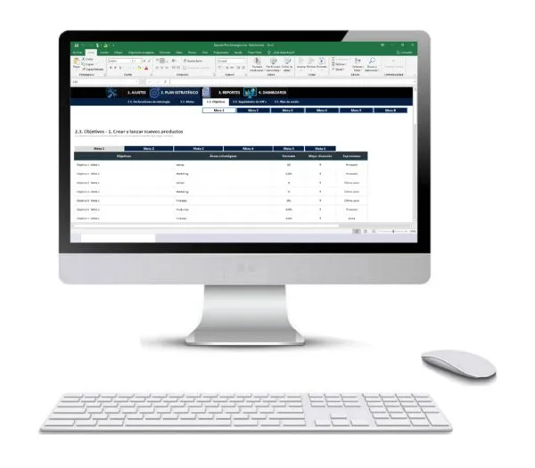 Plan estratégico en Excel