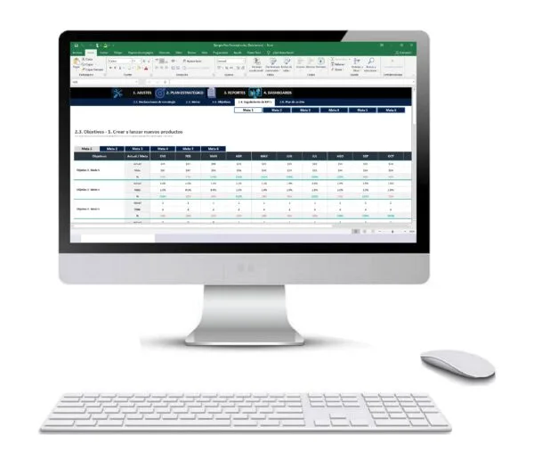 Plan estratégico en Excel