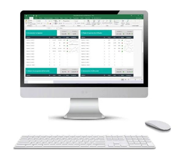 Plan estratégico en Excel
