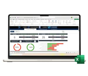 plan-estrategico-excel-dashboard-general-1 Dashboard estratégico con metas y objetivos clave