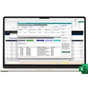 Archivo de gestión de ventas en Excel con gráficos y estadísticas