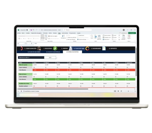 Plantilla de control de ventas en Excel para pequeñas empresas