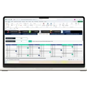 Planilla de gestión de ventas en Excel para negocios