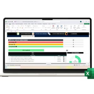 Registro semanal de tareas con gráficos de progreso Registro semanal de tareas con gráficos de progreso