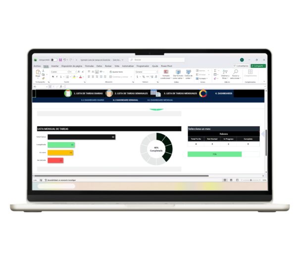 lista-tareas-excel-dashboard-general-4 Dashboard general para controlar todas las tareas