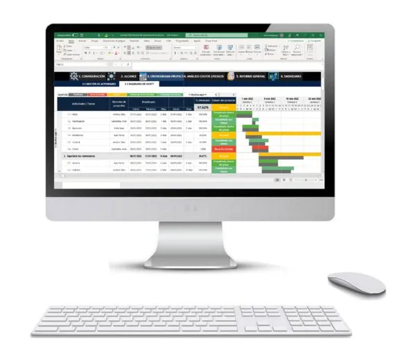 Planificación de Proyectos en Excel