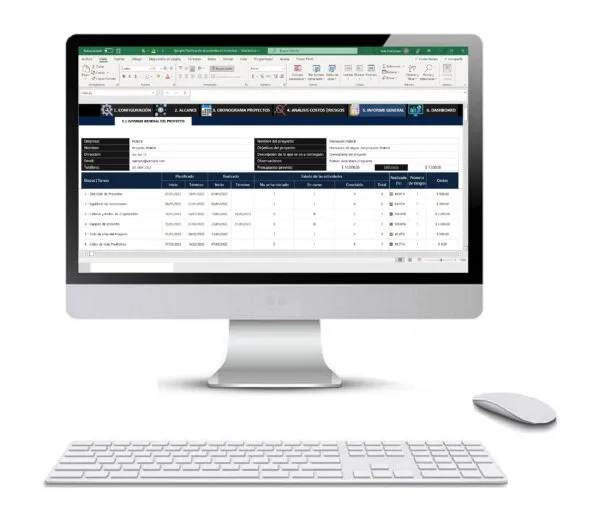 Planificación de Proyectos en Excel